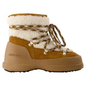 Luna Boots - Moon Boot - Leather - Brown/White
